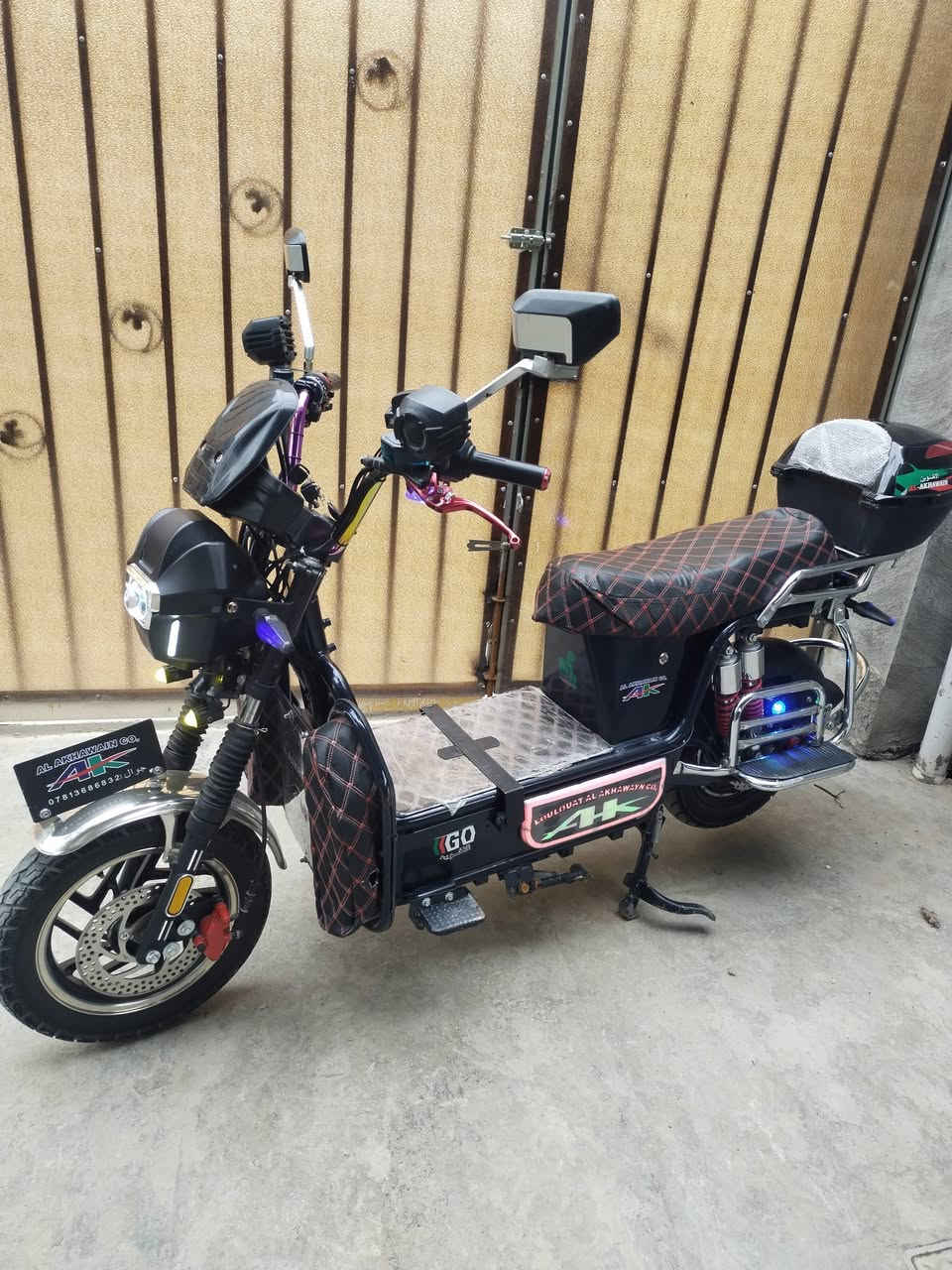 سلام عليكم دراجه شحن للبيع موديل 2025ست بطاريات علفحص دراجه حيل نضيفه مكاني فلوجه للستفسار الاتصال على الرقم ***********بي واتساب
