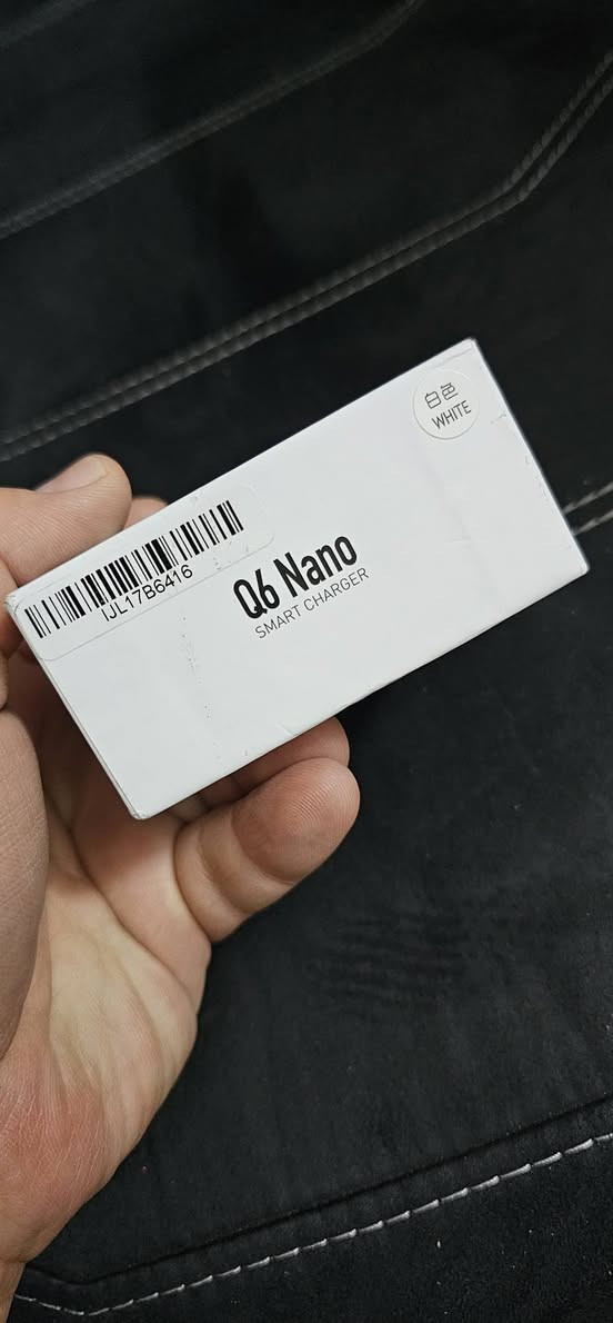 السلام عليكم 
شواحن ٢ للبيع جديد غير مستخدم 
1-isdt q6 nano dc smart 
تشحن بطاريات ل6s تيار 10 امبير 
السعر 35 الف 
2-imax b6 dc وياها محولة اصلية 
السعر 25 الف 

مكاني بغداد و يتوفر توصيل


**إذا كنت صاحب هذا الإعلان وتريد حذفه لأي سبب، رجاءا أرسل رسالة إلى الدعم الفني**