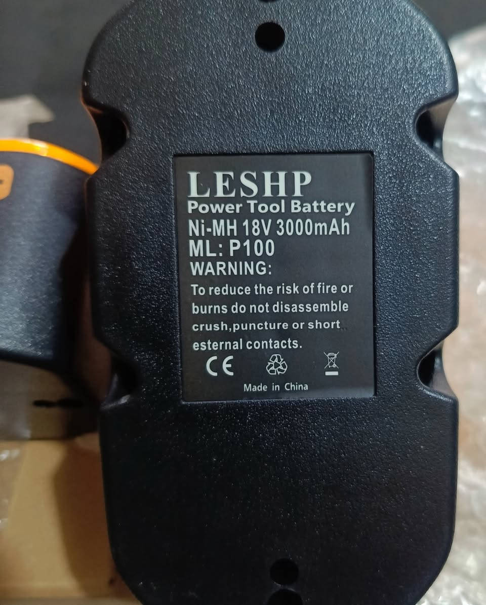 متوفر بطارية Ryobi ONE+ 18V، وهي بطارية قابلة لإعادة الشحن مخصصة لأدوات Ryobi اللاسلكية.الجهد والسعة: توفر البطارية جهدًا يبلغ 18 فولت.نوع الخلية: تستخدم تقنية Ni-MH (هيدريد نيكل معدن).الاستخدام: مصممة للعمل مع مجموعة متنوعة من أدوات Ryobi
سعر القطعة 15
سعر القطعتين 30 والتوصيل مجاني
@أبرز المعجبين


**إذا كنت صاحب هذا الإعلان وتريد حذفه لأي سبب، رجاءا أرسل رسالة إلى الدعم الفني**