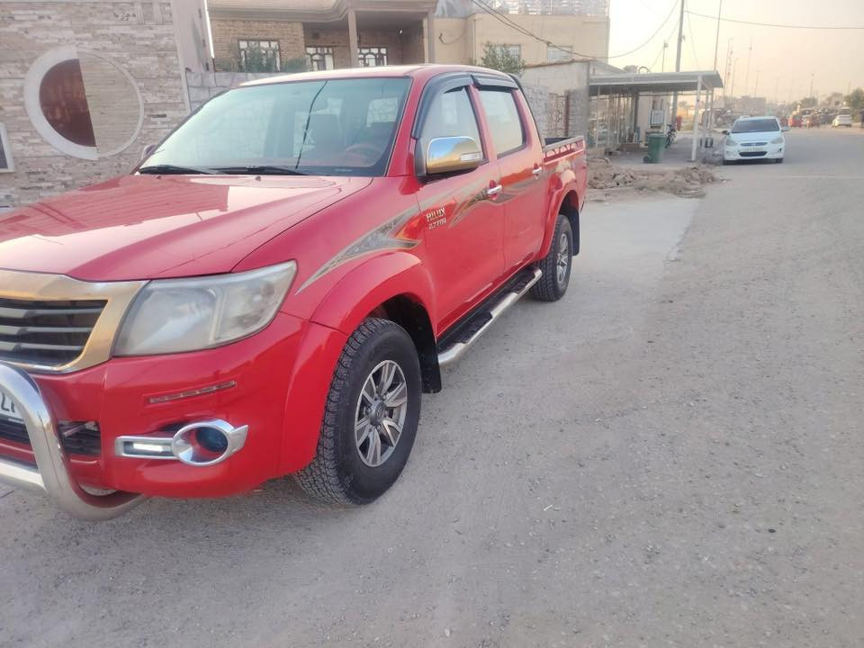 للبيع تويوتا هايلوكس 2014 سيد نهرو فول مواصفات شاصي 22 سنوية جديدة 2030 رقم اربيل دولي ماشية 162 الف حقيقي تخم تاير جديد حدادية جديدة كير مكينة كفالة السعر 230 وبيه مجال المكان واسط عزيزية الرقم ***********
