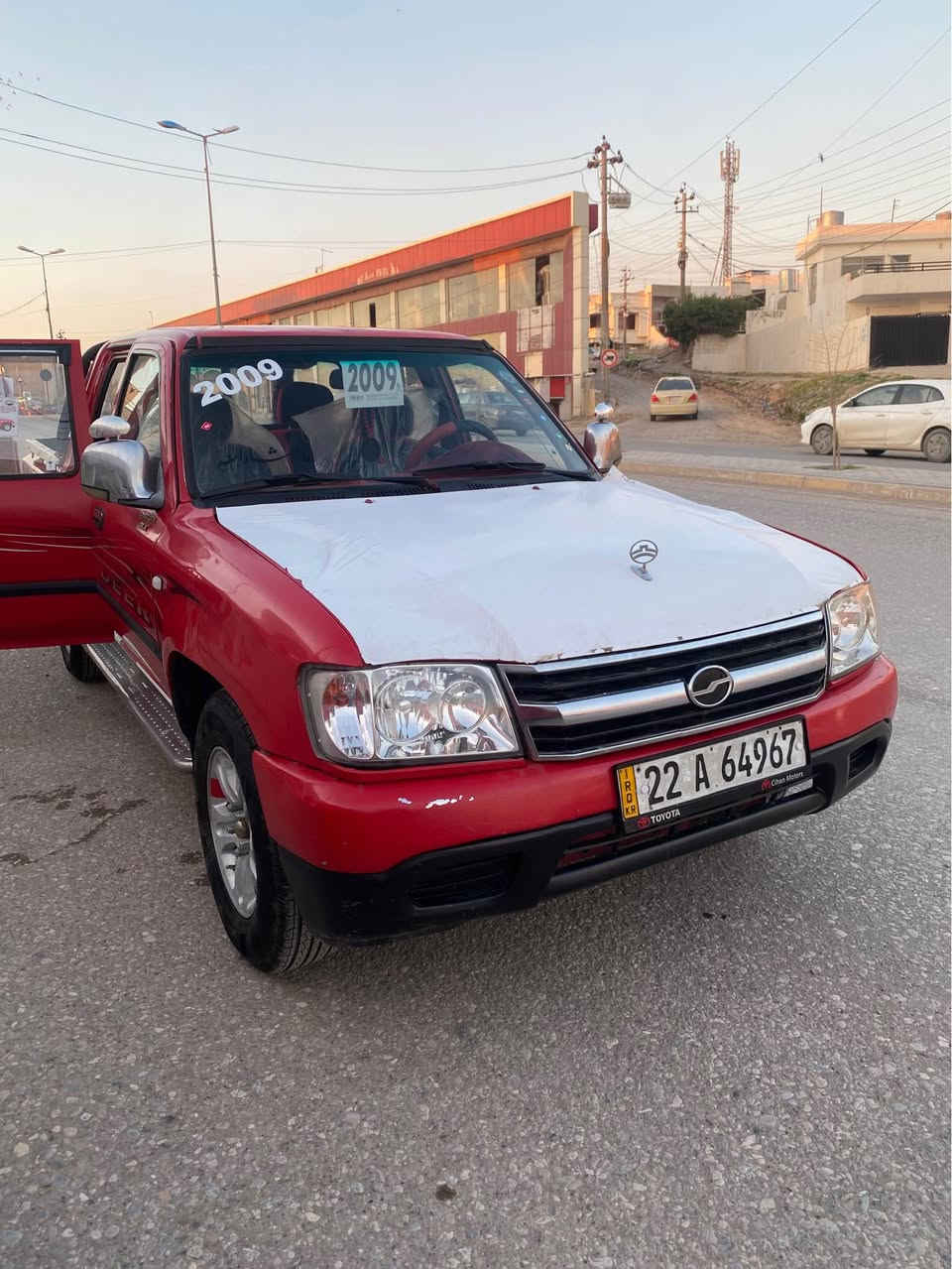 بيكاب دير مؤديل ٢٠٠٩سةيارةكة جوانة بي مةسرةفة ٤تاي نوي لةسةرة شاشة ئايبادة  داوا52٠وةرقةو معمةلة سةيارةكة عيزام سبوغة گيرو مةكينة بي  كيشة   قفل مةركةزي مةزبوتة جوار جام كارةباي  رةقةم ***********رةقةمي ساحيبي أربيل, العراق
