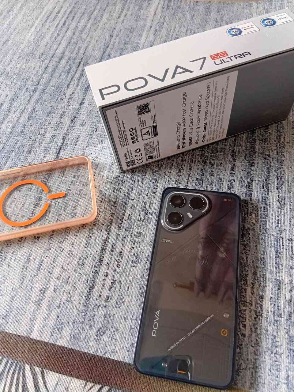 السلام عليكم #لبيع 👈TECNO POVA 7 Ultra 5G
الهاتف غني عن التعريف بمواصفات عملاقه وشحن 70W ويدعم
الشحن السريع ولاسلكي ومخصص لالعاب والبرامج القويه 
بوبجي 120 فريم
استخدام قليل 
مع كافه ملحقاته 
هاتف جديد 
*********** اتصال + واتساب
