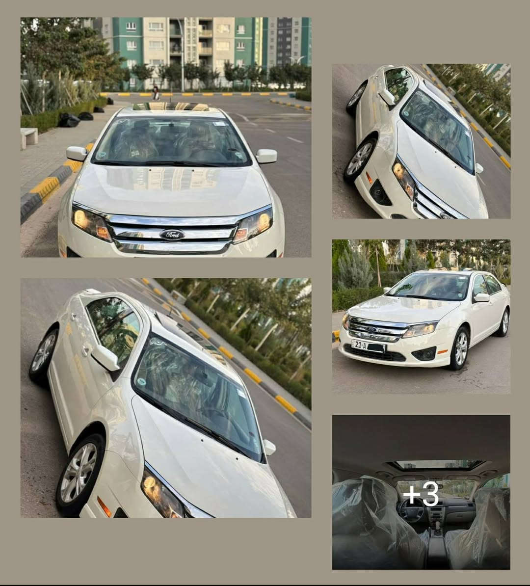 Ford Fussion 2012 se

فۆرت فیوشن 2012 بێ بۆیاخ سەیارەکە تا بڵێی پاک و جوانە موسەفات se ییە 
مەکینە و گێڕی نەکراوەتەوە 
سلایدە ، کوشن کارەبا  ، سوکان ڤۆلیۆم ، بلوتوز ، نوقسانی نییە ، تەقەو ڕەقەی نییە  ، پێش و دوای کەپسە ،  لەسەر دەقی شەریکە ماوەتەوە 
سەنەوی تازەیە تا 2030
١٧٠٫٠٠٠ کم ڕۆشتووە
  ‌
***********
نرخ 111$ السليمانية, العراق
