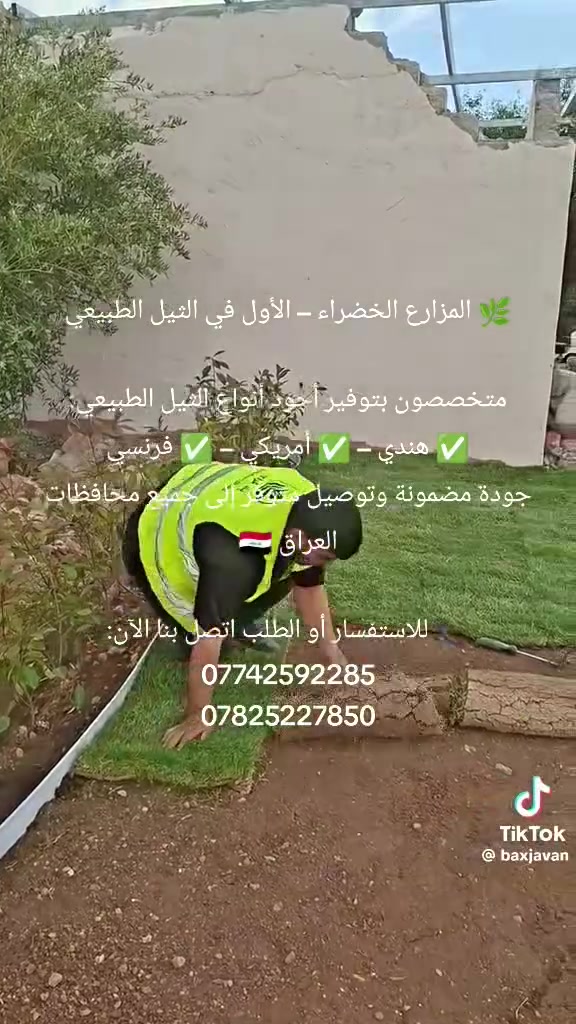 🌿 المزارع الخضراء – الأول في الثيل الطبيعي

متخصصون بتوفير أجود أنواع الثيل الطبيعي:
✅ هندي – ✅ أمريكي – ✅ فرنسي
جودة مضمونة وتوصيل متوفر إلى جميع محافظات العراق 🇮🇶

📞 للاستفسار أو الطلب اتصل بنا الآن:
***********
***********
