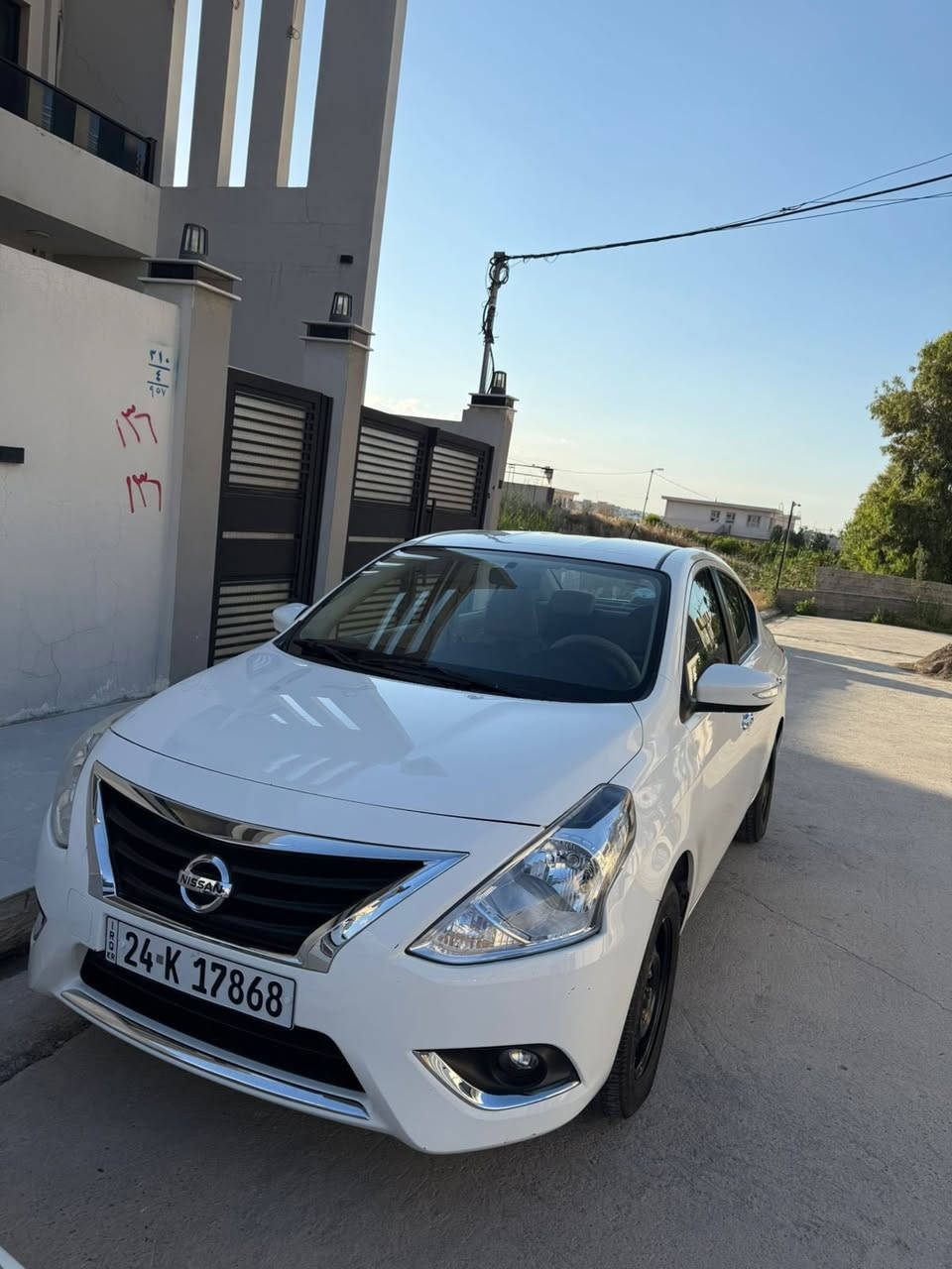 #بيع_مناسب

نيسان صني هندي موديل ٢٠٢٤ 
ماشيه ٣٤ كم 
مابيه ضرر مابيها صبغ 
تبريد قطعتين 
شاشه تحكم ستيرن 
سياره اقتصاديه فول وتبريد ثلج 
رقمها دهوك تحويل مباشر
السياره جاهزه ومابيها اي نقص 
سعرها مناسب
العنوان الموصل 

رقم الهاتف ***********
السعر 
121$
