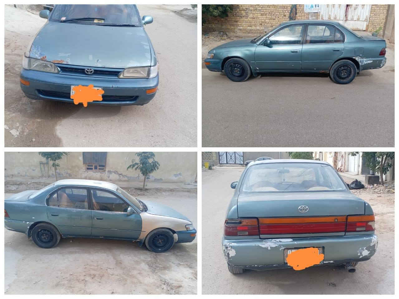 كورلا ١٩٩٣ مكفوله  كير مكينه حداديه  ومكفوله من الضربه القويه ثانويه ساقطه. مكانه النجف ناحية العباسيه ? السعر ٤٨
***********
