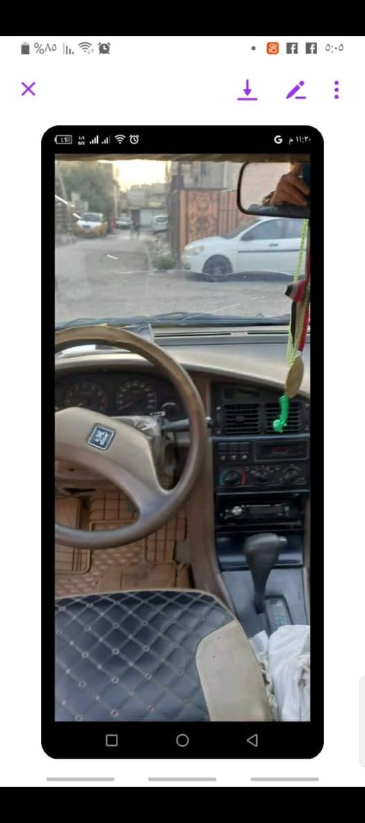سلام عليكم بيجو للبيع مكان بغداد ‏‪***********‬‏
