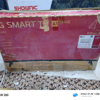 شاشه LG SMART الاصليه  نضيفه جدا وبكارتونتهه السعر 240 وبي مجال  المرا...