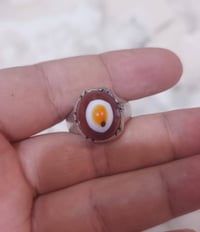 خاتم جزع مرتب صياغه يدويه سعر 55 وبي مجال مكاني بغداد توصيل موجود 0780...