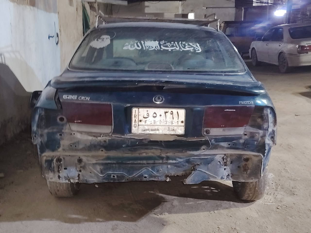 السلام عليكم سياره، مازدا للبيع ابيع كوم حديد سياره شغله وكلشي ابيها بس هاي الضربه من وره ودعميتها موجوده العنوان نجف كوفه التوسل على هاذا الرقم ***********
والاسعر 10 قفل
