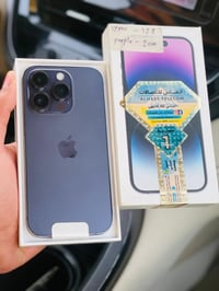 ايفون 14 برو • بطارية ابل اصلية • ملحقات كاملة