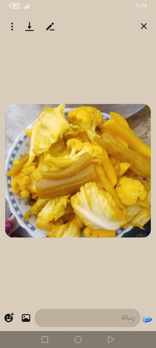 السلام عليكم متوفر كلشي  مكدوس زيتون جثي لحم بعجين دولمه طرشي محشي خيار ناعم طرشي مشكل فرافير كبه للبيع ويوجد خدمة توصيل ***********

