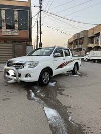 بيكم هايلوكس موديل 2014 مكفوله من الضربه و التبديل و الصبغ و البارد ال...