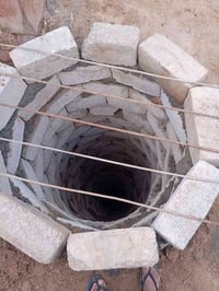 يوجد لدينا كادر حفر منهولات دائريه العرض متر ونص والعمق حسب ماتريد للا...