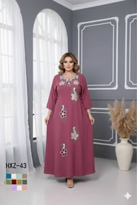 كشمير سادة • تطريز • مقاسات 2XL-5XL