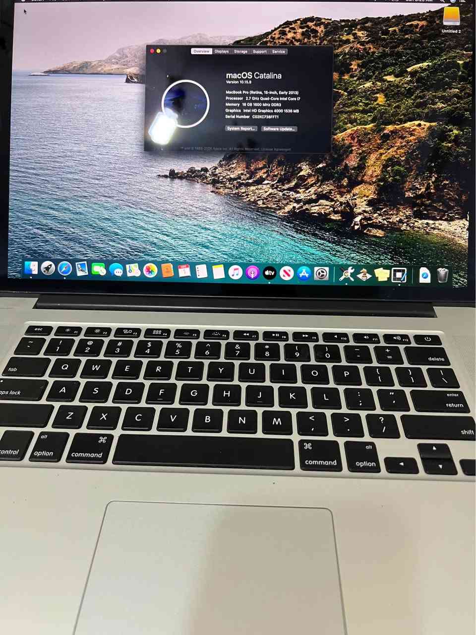 MacBook 2012 pro  رام ١٦ بلادي شاشة ١٥ 
للبيع ٢٥٠ ألف أبيع بدون هارد نظام فقط الماك 
اكرر بدون هارد فقط افحص لك الماك على نظام خارجي 
الماك نضيف وسلس ويشغل اغلب البرامج 
*********** بغداد اتصل بغداد, العراق

