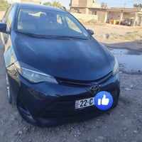 سيارة للبيع كورلا ٢٠١٧ ضرر قطعتين جاملغ امامي و بنيد السعر ١٢٧ ورقه لل...