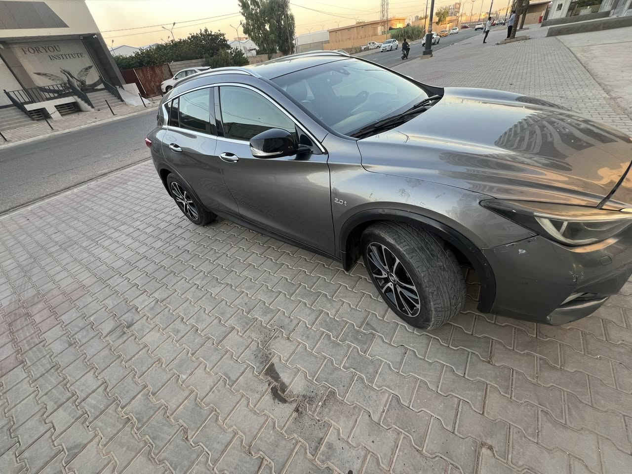 2017 Qx 30 رقم أربيل
تفاصيل سيارة نازل صوره سعر ١١٥ مجال

 *********** موجود كركوك
محرك ٤ توربو حجم ٢٠
