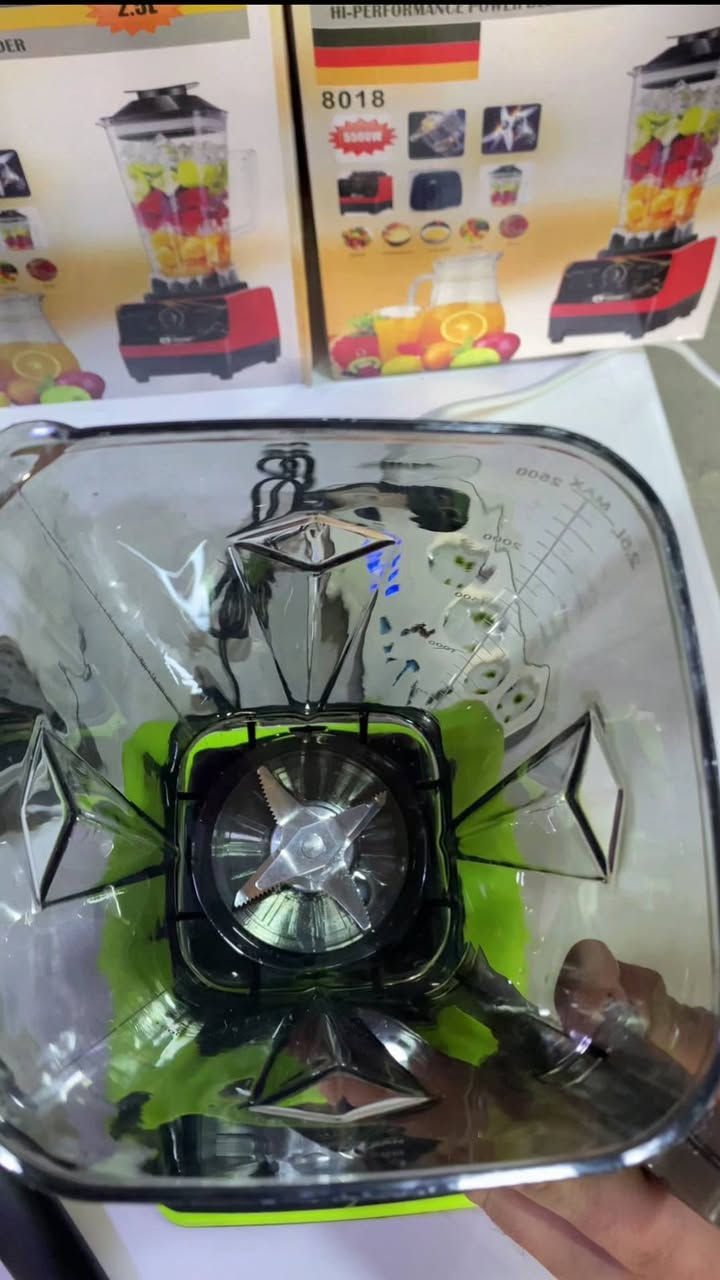 خلاط كهربائي 2.5 لتر 5500 واط مع 4 شفرات حادة من الفولاذ المقاوم للصدأ 👍

متوفر توصيل 🛵


**إذا كنت صاحب هذا الإعلان وتريد حذفه لأي سبب، رجاءا أرسل رسالة إلى الدعم الفني**