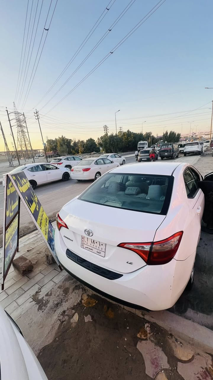 كورلا le
2016 وارد امريكي 
محرك 1800
سياره هزه وسنويه جديده   
سعر 122 وبيه مجال 
المكان النجف  

***********
