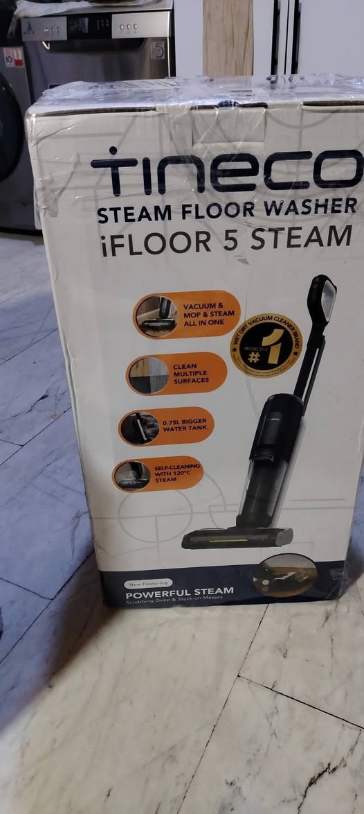 مكنسة Tineco iFLOOR 5 STEAM – الحل الأقوى لتنظيف جميع أنواع الأرضيات سواء كانت سيراميك، باركيه، رخام أو أرضيات خشبية
مميزات المنتج ✅

🌀 3 وظائف في جهاز واحد
كنس + مسح + تنظيف بالبخار بدرجة حرارة تصل إلى 120° مئوية للقضاء على البكتيريا والجراثيم بدون مواد كيميائية.

🏠 تنظيف لجميع أنواع الأرضيات
سواء كانت سيراميك، باركيه، رخام أو أرضيات خشبية… أداء مثالي ونتائج لامعة في دقائق.

💧 خزان مياه كبير
سعة 0.75 لتر تمنحك تنظيفًا مستمرًا بدون الحاجة لإعادة تعبئة متكررة.

🌪️ قوة بخار مذهلة
بخار فوري يساعد على إذابة أصعب البقع ويترك الأرض جافة ونظيفة بسرعة.

🏆 العلامة رقم 1 عالميًا في مكانس الغسيل بالبخار حسب مبيعاتها حول العالم


**إذا كنت صاحب هذا الإعلان وتريد حذفه لأي سبب، رجاءا أرسل رسالة إلى الدعم الفني**