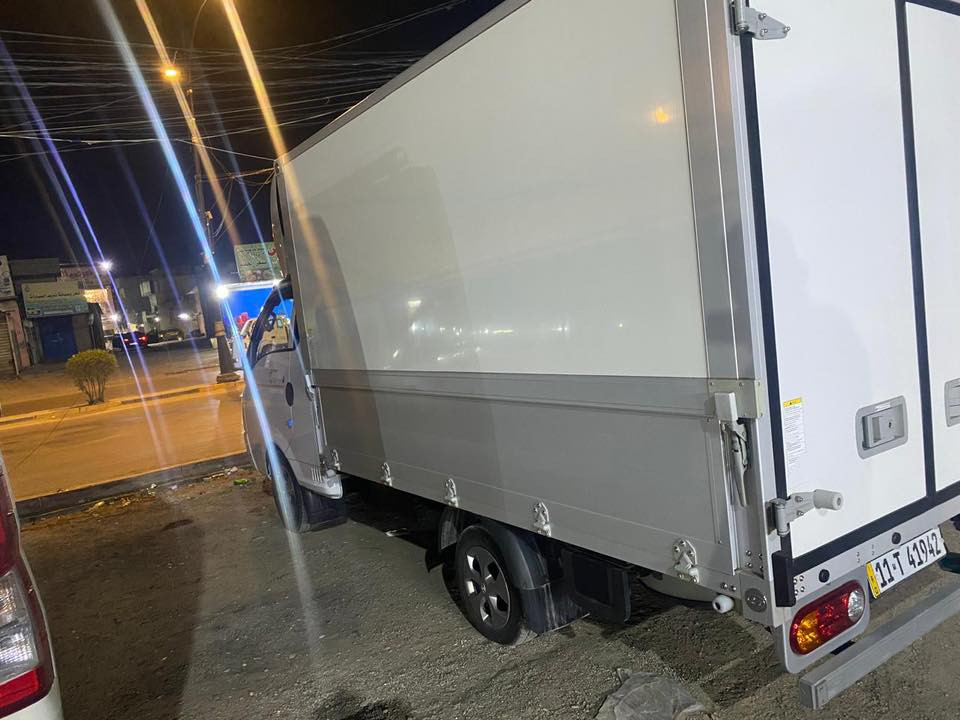 حافظه هونداي بورتر بدي طويل سياره فول اوتو غاز  رقم بغداد *********** موديل 24
