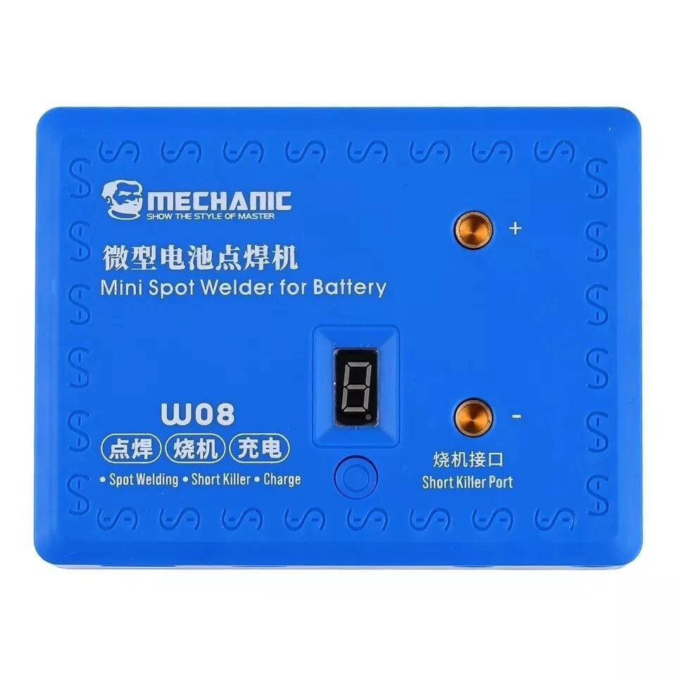 جهاز لحام موضعي صغير للبطاريات من إنتاج شركة Mechanic، طراز W08. 
يستخدم بطارية ليثيوم عالية المضاعفة كمصدر للطاقة.
مناسب للحام الدقيق لمكونات الهواتف المحمولة الإلكترونية وصفائح النيكل لبطاريات الليثيوم ولوحات الدوائر المطبوعة للبطاريات (PCB).
يستخدم أيضًا للكشف عن أعطال الدائرة القصيرة في اللوحات الأم للهواتف المحمولة أو أجهزة الكمبيوتر.
يجمع بين وظائف اللحام الموضعي وكاشف القصر والشحن

ما يشتغل اعتقد بطاريته منتهيه
قيم باللي يرضي الله واخذه 
سعره بالمواقع 126 دولار


**إذا كنت صاحب هذا الإعلان وتريد حذفه لأي سبب، رجاءا أرسل رسالة إلى الدعم الفني**