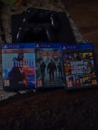 بلي ستيشن 4 سلم اوروبي مع أربعة أقراصfifa 23/BATTLE FALED1/  جوستكات ع...