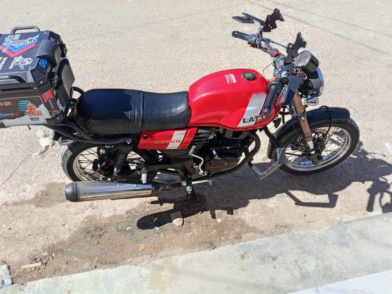 دراجة نارية نوع دايون لايت ،محرك الفين ، موديل ٢٠٢٢
رقم و سنوية كامل و الرقم انكليزي للاستفسار الاتصال على الرقم ‏‪***********‬‏
