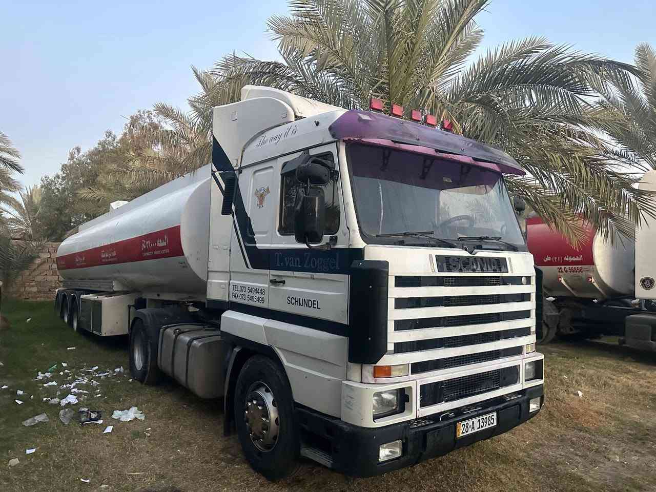 السلام عليكم للبيع
سكانيا بطه 113
مكينه 88سوده
كفاله مكينه وكير واكسن
جيبي اس تصريح امني 
طوناج منتهي
تخم تاير
الستفسار...***********
السعر 250
