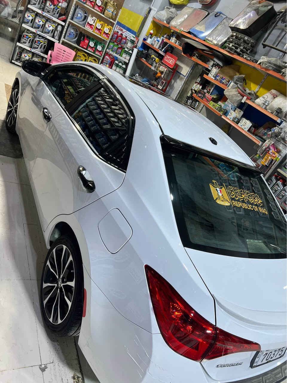 اسلام عليكم كورلا موديل 2019موصفات Seفول سلايت بصمه شفتات سترين تحكمات سترين بطاقه بانزين بيها 
شرط تحويل سنويه جديد رقم جديد كير محرك بشرط 
بيها ربع بونيد  وكم ملاحضه صغير سياره جديده وحلا من الصور بعد مكاني كركوك حي النصر  ***********
شراي خابرني وتدلل كركوك, العراق
