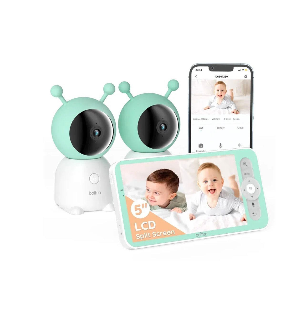 للبيع: كاميرا مراقبة الأطفال الذكية (Baby Monitor)
 النوع: ماركة Boifun / CalPix الأصلية (جهازين كاميرا مع الشاشة الخاصة بها).
 الحالة: مستعملة ونظيفة جداً وبحالة ممتازة (شغال 100%).
 المميزات:
 شاشة محمولة لمراقبة الطفل عن بعد بوضوح عالي.
 صوت وصورة واتصال ثنائي الاتجاه (تقدر تسمع الطفل وتتكلم وياه).
 رؤية ليلية واضحة ومستشعرات ذكية.
 الموقع: أربيل (يوجد توصيل أو استلام شخصي).
للاستفسار عن السعر أو الشراء، يرجى مراسلتي على الخاص (Direct Message).


**إذا كنت صاحب هذا الإعلان وتريد حذفه لأي سبب، رجاءا أرسل رسالة إلى الدعم الفني**