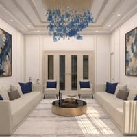 متابعينا الأعزاء نعرض لكم صور تصميم وتنفيذ غرفة ضيوف  نمط المودرن  في ...