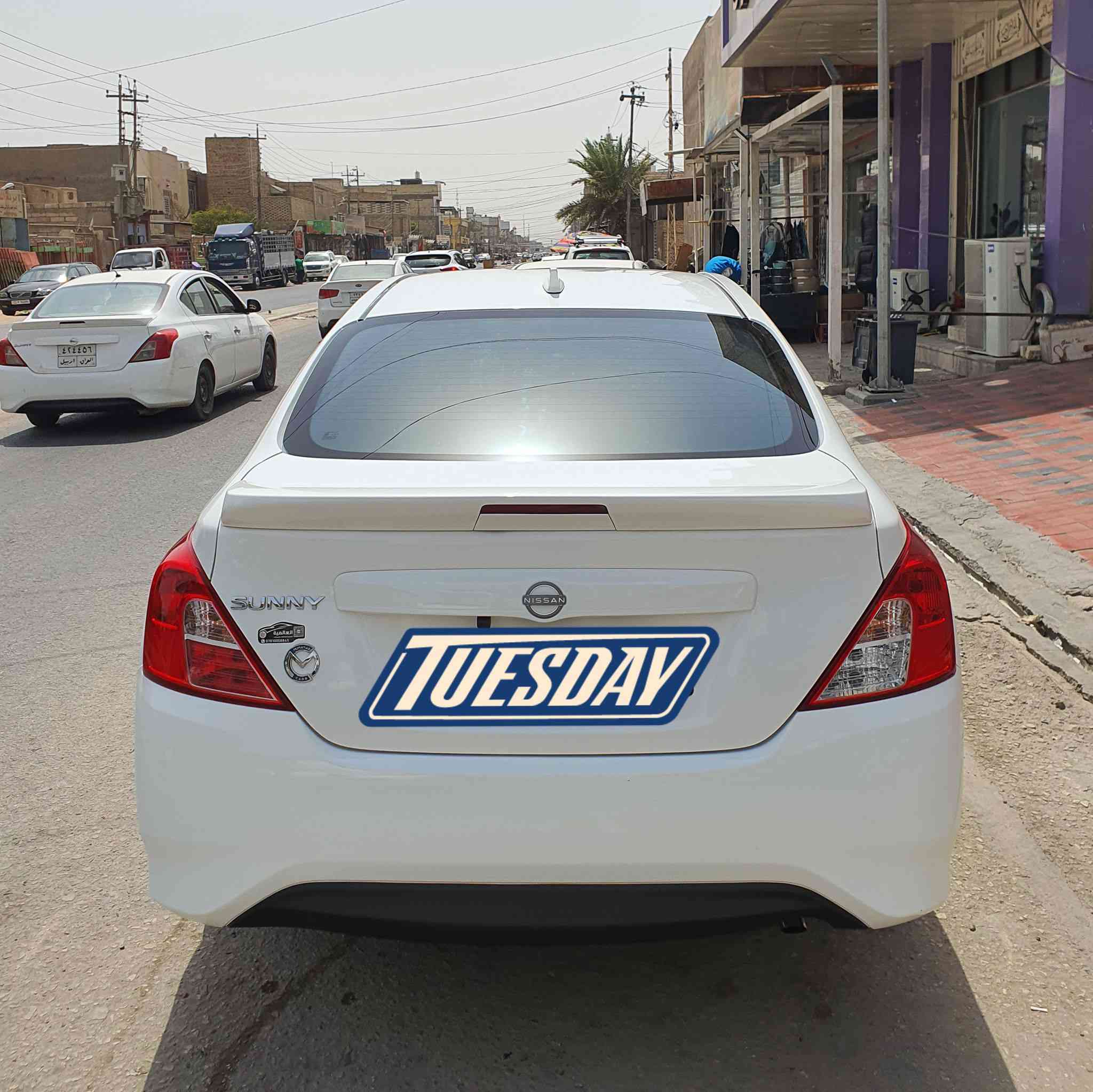 نيسان صني 2024 هندي 🇮🇳
البليته الزركة رقم الشاصي بالجامة الامامية السيارة كفالة عامة 
السعر 
13,050 $
قابل للتفاوض 
للتواصل واتساب او اتصال 
***********
