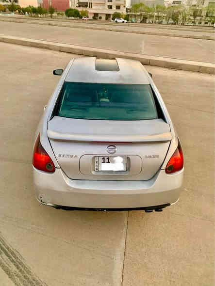 السلام عليكم ورحمة الله 
نسيان مكزيما 2008 مواصفات SE 
محرك 3.5L
رقم بغداد جديد أوربي 

بانوراما فتحتين قمارة 

كير ومحرك جديد و مكفول 

بصمة سنتر لوك 
تحكمات ستيرن 
مثبت سرعة شغال 

غرفتها الداخلية كلش نظيفة مقعد السايق تحكم كهربائي 

صدر امامي كله جديد ما عدا اذن كير (دچة الگير ) وحده باقيه ما مبدلها 

صدر خلفي 80%
سنوية و هزة كله جديد ما صار شهرين 
تحويل ثاني يوم السيارة بأسمي 

السيارة جدا نشطة و كاملة ما بيها إلا نقوصات الي ذكرتها و بس 

ضربه السيارة جاملغ جهة السايق ضربه مو قويه و مسويها 

السعر 75$

للاستفسار على الخاص او اتصل على الرقم و نفس الرقم بي واتساب 

*********** بغداد
