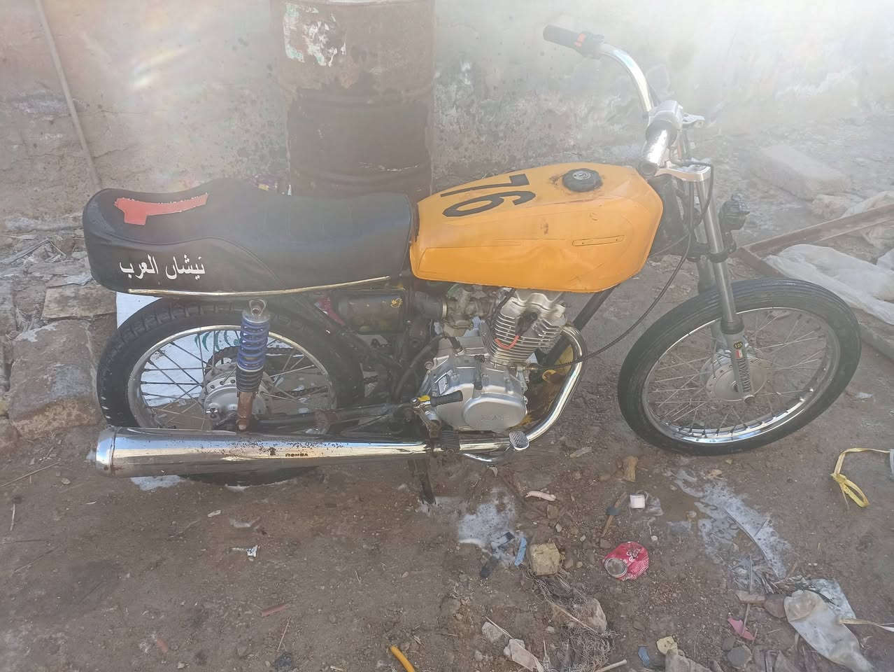 سلام عليكم درجة نامه مامفتوحه ادوات مكفول من سرقه تعمير كله جديد ب400وبيه مجال بسيط مكانك قضاء المدينه فلكت الخاص ***********
