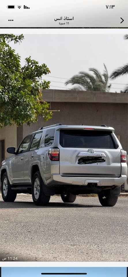 ‏TOYOTA  4RUNNERمكلف بالنشر
موديل 2023
~ محرك 6 سلندر  / V6 
~ فئة SR5 
~ بصمة  
~ فتحة سقف 
~ تو ويل 
~ شاشة كبير  
~ كاميرة خلفي 
~ داخل أسود 
~ رادار جميع الجوانب امامي خلفي 
~ كشن أمامي كهربائية 
~ كشن جلد هيتر
~ (  7 ) سبعة  راكب 
سنويه لل 2030 ب اسمي تحويل ثاني يوم 
بدون دواخل 
ايرباك راجع سستم 
مكان السياره تكريت / العلم 
للاستفسار : ***********
