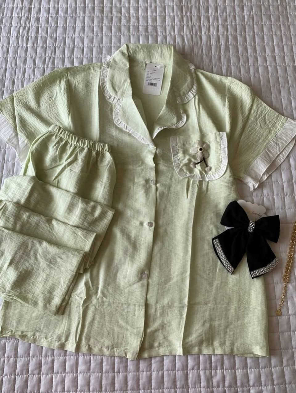 ⁨ بجـامة الأميرات 🎀
نوع القماش - قطن 100‎%‎
القياسات  L , XL 
الالوان :صيفيه فاتحه (سمائي فاتح ،وردي فاتح ،اخضر فاتح ،برتقالي فاتح )
السعر  11,000
ماشة الفيونكه متوفره - سعرها 3,000
للحجز أو الإستفسار دايركت 
.


**إذا كنت صاحب هذا الإعلان وتريد حذفه لأي سبب، رجاءا أرسل رسالة إلى الدعم الفني**