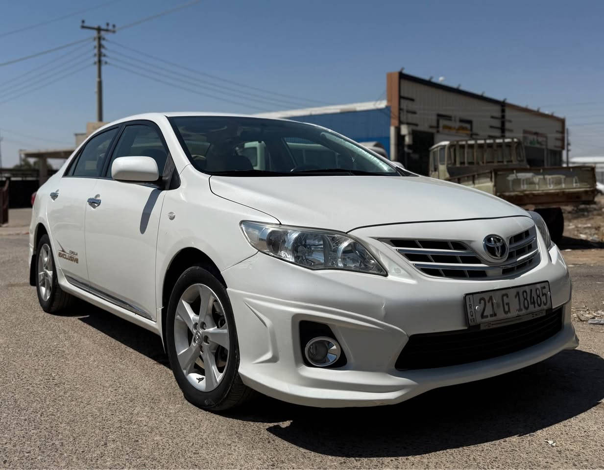 Corolla 2013
سەیارەکە نمونە لە جوانی 
بیلادی سپۆرتە بێ سبوخە 
سپی سەدەفیە
٢٠٠،٠٠٠ رۆیشتوە بی 
دەحمە مەکیەن ١.٨ 
رەقەم و سەنەوەی نویە
تۆماتیکە و ناو فۆرمیکایە
تەنها کەمیک  تەحدیلی هەیە
بۆ نرخ نامە بنیرە یان پەیوەندی بکە
*********** كويسينجاك, أربيل
