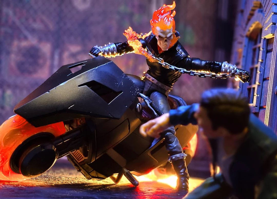 مجسم شخصية "جوست رايدر" من سلسلة مارفل ليجيندز (Marvel Legends Series Ghost Rider) مع دراجته النارية "هيل سايكل" (Hell Cycle). 
للمزيد من المعلومات مراسلة الصفحة
يتوفر خدمة توصيل لجميع محافظات العراق 🚕


**إذا كنت صاحب هذا الإعلان وتريد حذفه لأي سبب، رجاءا أرسل رسالة إلى الدعم الفني**