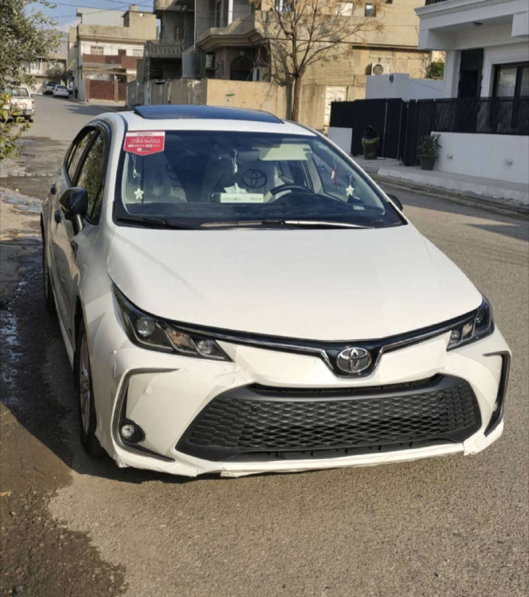 Toyota corolla 2024
سەیارەیەکی زۆر تازەیە
 سفری شریکەی جیهانە 
فول مواسەفات سلایت بەسمە
 سەیارەکە وەک سفر وایە
 تەنها 13 هەزار رۆشتوە زەمانی ماوە
 بۆیاخ سارد شوخت بە شەرت هیچی 
پێوە نیە تەنها دوشخت لەدەعامی دواوەیە فول جوانکاری بۆ کراوە 
سەنەوی هەموو شتی تازەیە
سعری 195 وەرەقە و مەجال*********** 
***********
