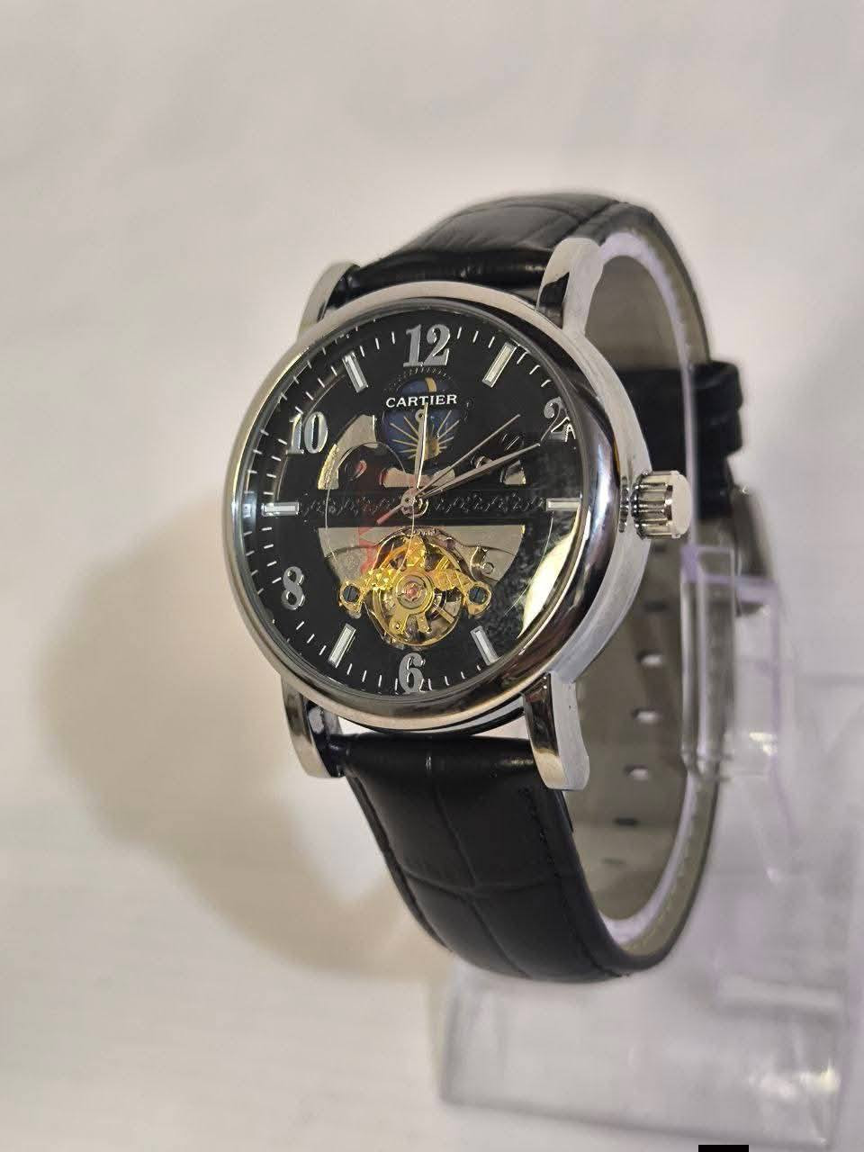 ساعة كارتير Cartier وارد اوربي DHL
تحفة فنية 
ساعة اوتماتيك قلب مفتوح 
تعمل ع الحركة ونبض وتكويك 
نظام شمسي قمري 
زجاج زفير ضد الخدش 
سير جلد طبيعي مختم 
ضد الماء والغبار 

السعر : 45 الف ع اول تم
للحجز والاستفسار يرجى مراسلة الرقم
 ***********

