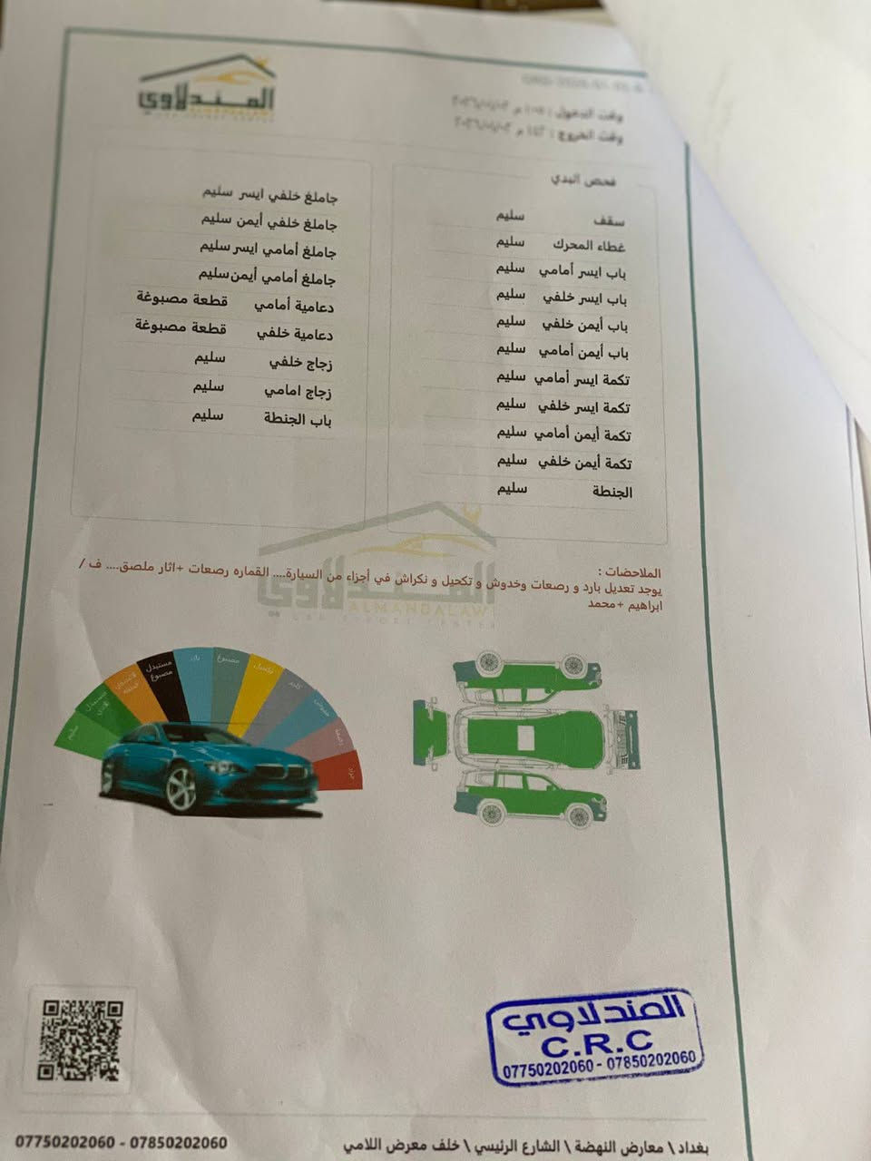 لاندكروز 2014 فطيم
مكفولة كفاله عامه عدا الدعامدات فقط
السونار مع الصور 
رقم بغداد انكليزي تحويل مباشر
ماشيه 160 الف
العنوان بغداد معارض النهظه 
السعر 375$
الاستفسار اتصل ***********
