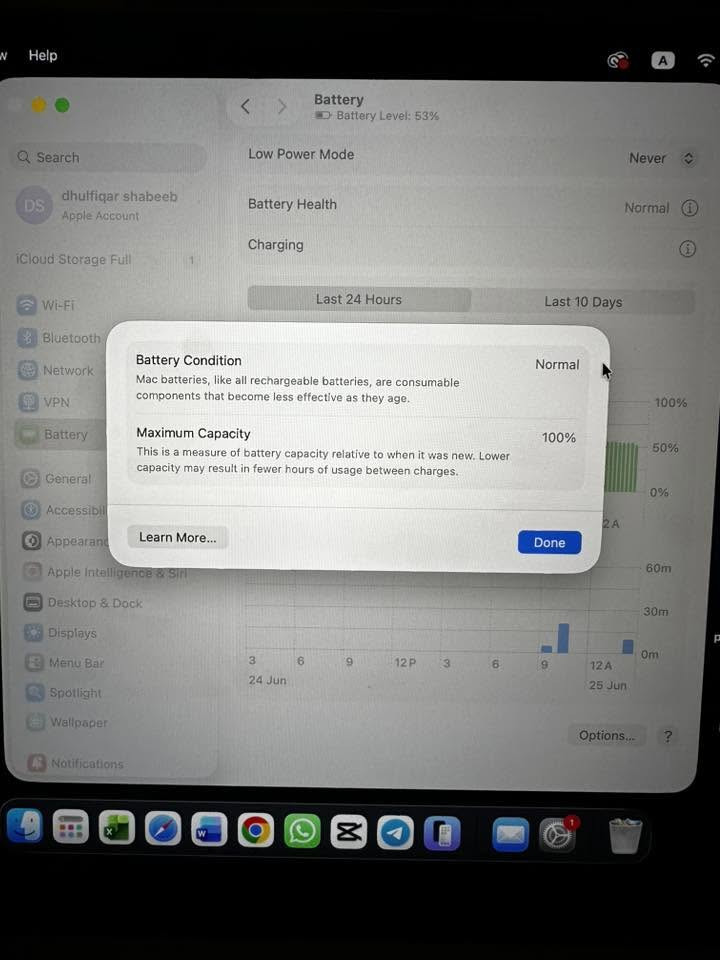 ماك بوك Air M4 للبيع
256 / 16 GB
شاشة قياس 13.6
بطارية 100% مشحون 21 مرة
السعر 1370 الف 
غراضه كاملة وكارتونته وبعده بالضمان 
من وكالة izone
يتوفر توصيل
*********** بي واتساب ايضاً
