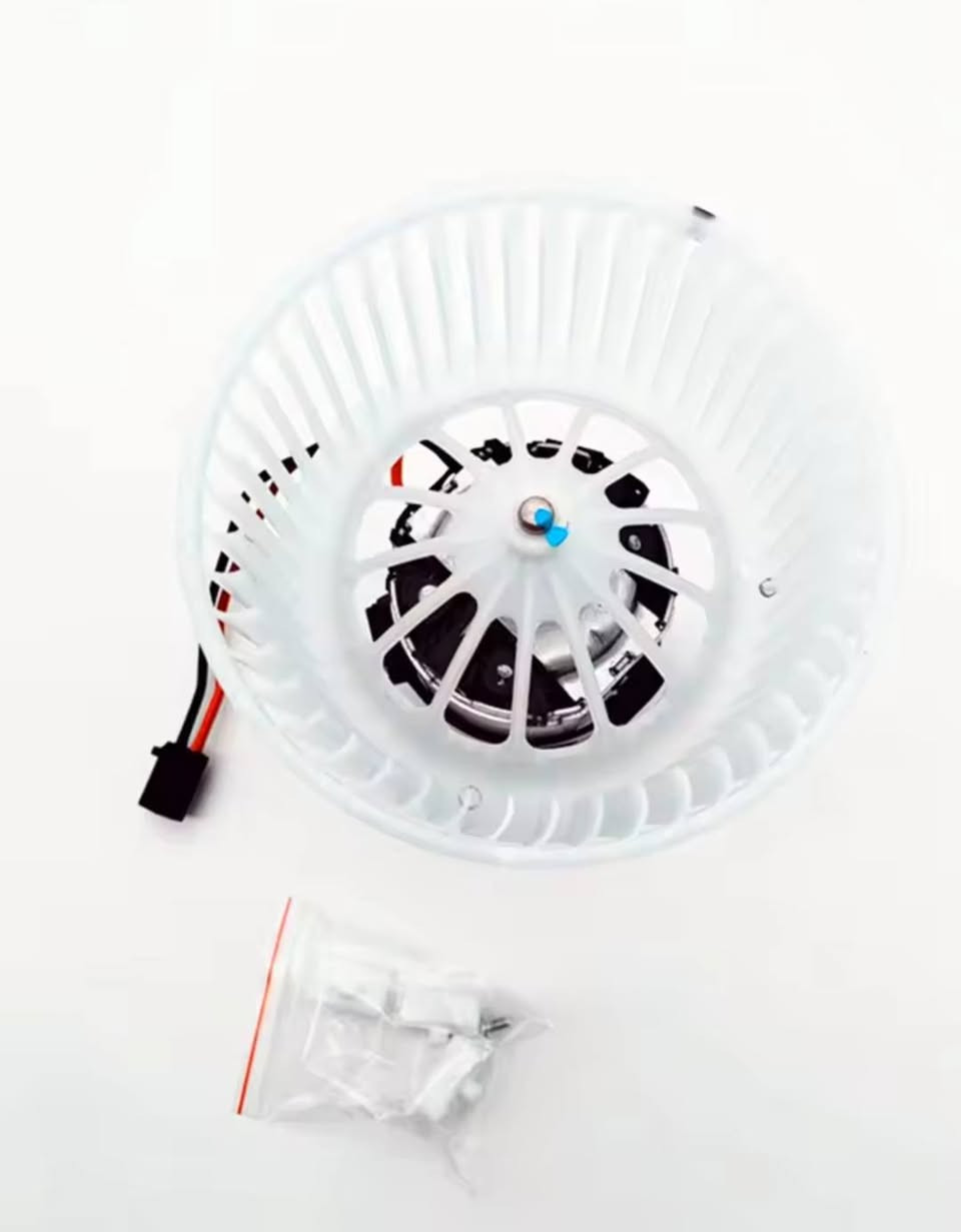السلام عليكم ... الي يخدمة ينطي سعر ... يوجد توصيل...
هذه القطعة هي مروحة دفع هواء داخلية (Blower Motor) لنظام التكييف والتدفئة. 
النوع: مروحة دفع هواء لنظام التكييف (HVAC Blower Motor).
التوافق: تناسب موديلات معينة مثل BMW.
المميزات: توفر تدفق هواء سلس وفعال لتكييف وتدفئة مقصورة السيارة.
المكونات: تتكون من محرك كهربائي وقفص مروحة بلاستيكي.


**إذا كنت صاحب هذا الإعلان وتريد حذفه لأي سبب، رجاءا أرسل رسالة إلى الدعم الفني**