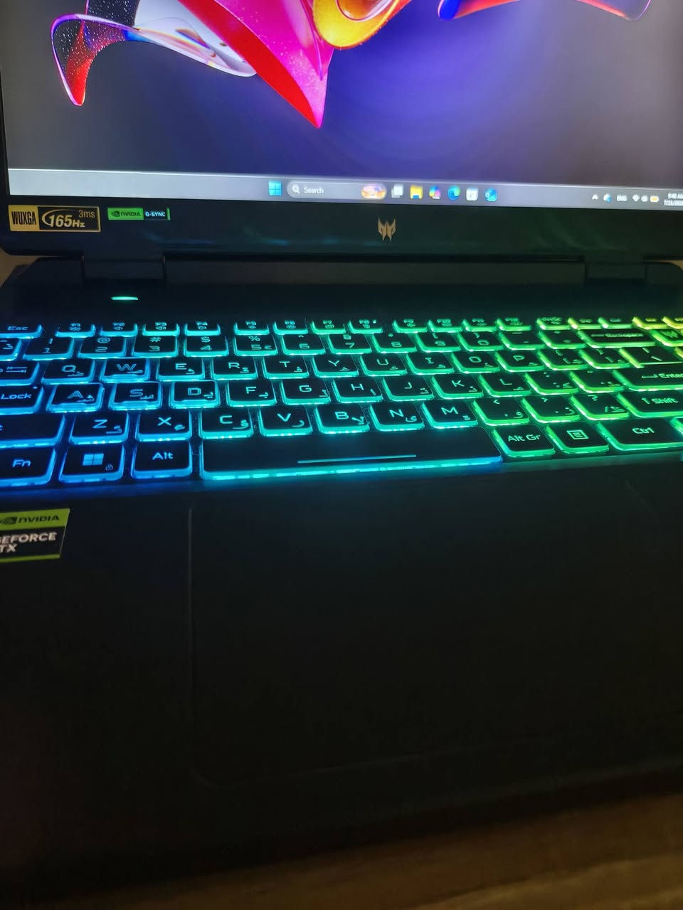 السلام عليكم  

للبيع لابتوب Acer Predator Helios Neo 16 Gaming

✅ المعالج: Intel Core i7-13700HX

✅ كرت الشاشة :  NVIDIA GeForce RTX 4050 6GB

✅ قدرة كرت الشاشة : 140W

✅ الرام: 16GB DDR5

✅ التخزين : 512GB NVMe SSD

✅ الشاشة : 16 إنش WUXGA IPS، تردد 165

حالة الجهاز:

نظيف جدًا.

يعمل بكفاءة ممتازة.

مناسب للألعاب التصميم المونتاج، والبرامج الثقيلة.

 مع الشاحن الأصلي.

السعر : 1,350,000دينار عراقي قابل للتفاوض بالمعقول .

للتواصل على الخاص
او على الرقم التالي :***********
