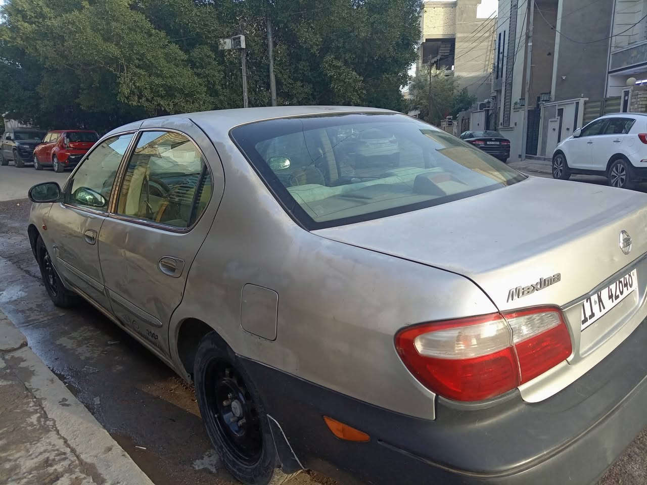 السلام عليكم
نيسان مكسيما 2002
كير مكينه جدده حاويه
تدفئه تبريد سياره بلادية
مابيها اي حادث
 هاي كشرها موضح ب صور 
كهربائياتها مابيها شي
السياره ع بلاد كلها
بسمي تحويل ثاني يوم
السعر 60 وبيها مجال 
مكاني بغداد الدوره
***********
