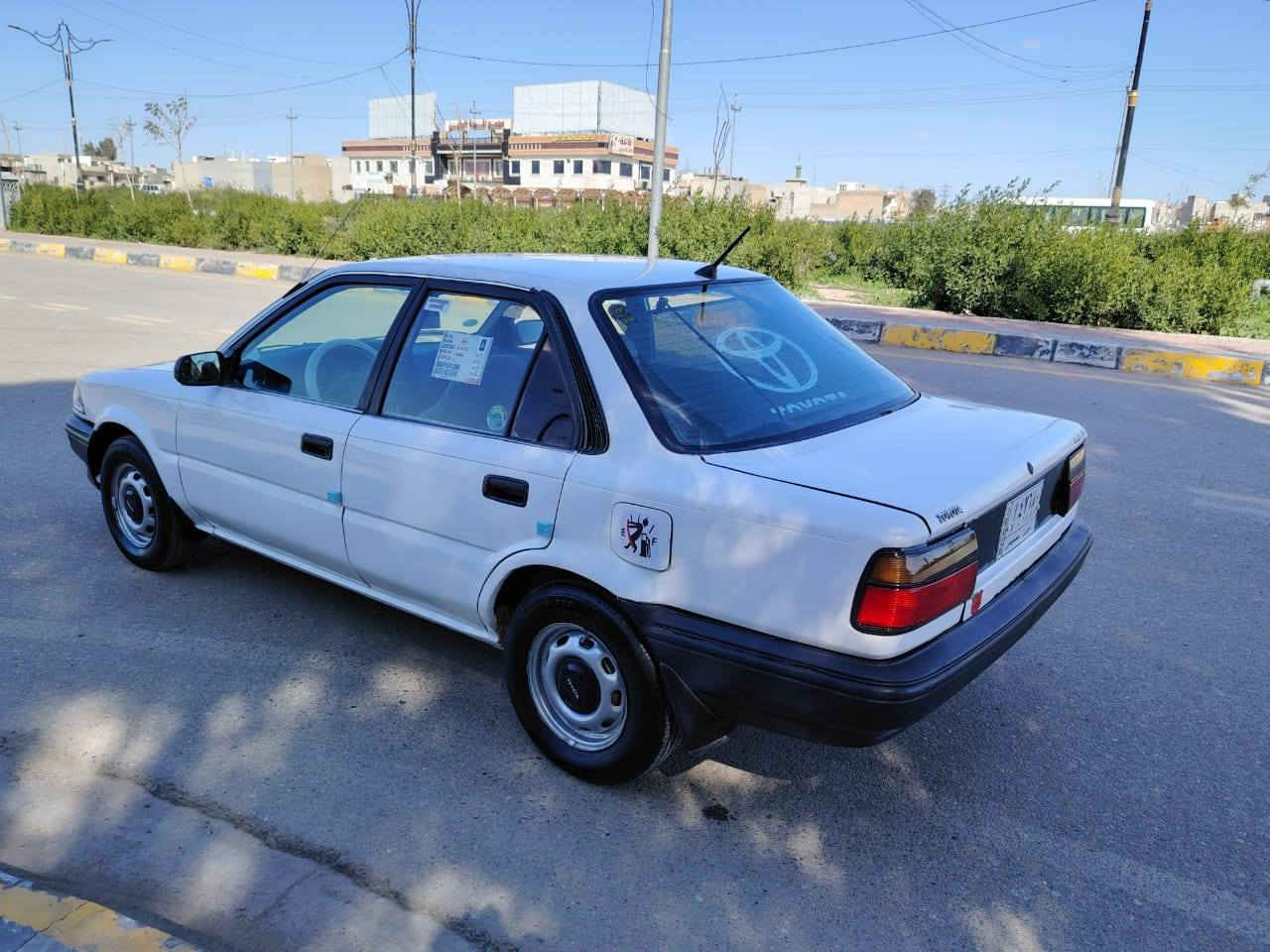 تويوتا كورلا 1990سنويه جديده رقم ألماني محرك كيرشرط صبغ عام بيها مكانات معجون شرط التحويل كابون بنزين. غيرمتواجد عل الفيس ***********
