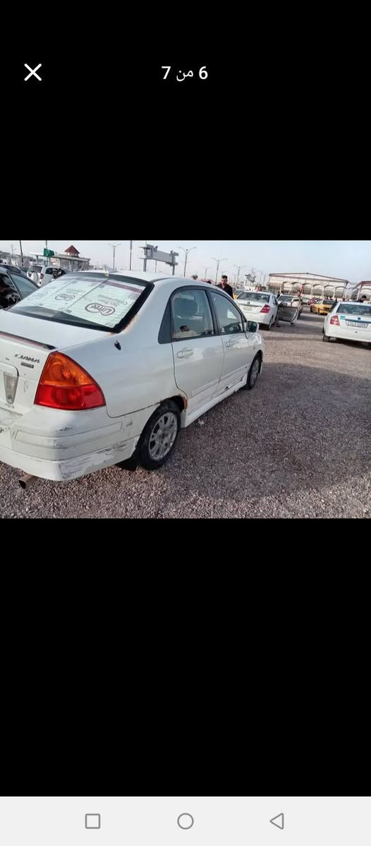 السلام عليكم سازوكي ليانا 2005 مكفوله من الضربه فقط خياسات واضحه بل صوره مكينه وكير وتبريد خير من الله  مشط جديد حداديه نص عمر رقم مميز 3ارقام شرط التحويل ب40 مجال بسيط ***********
