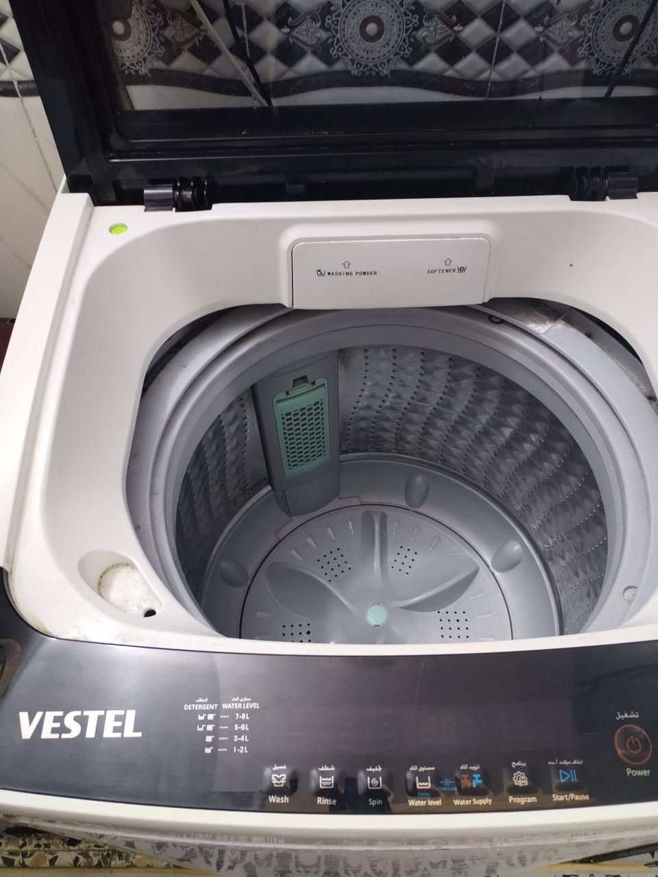 غساله اوتماتيك نوعيه فستل ١٨ كيلو تغسل بطانية نضيفه وكلهه شغاله على الفحص مكاني بغداد الكمالية اتصال على الرقم بي واتساب ***********

